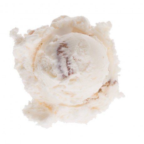 image of Butter Pecan made with butter almond ice cream, pecans