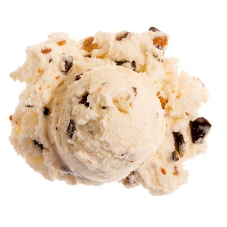 image of Happy Happy Joy Joy made with coconut ice cream, butter-roasted almonds, chocolate chips